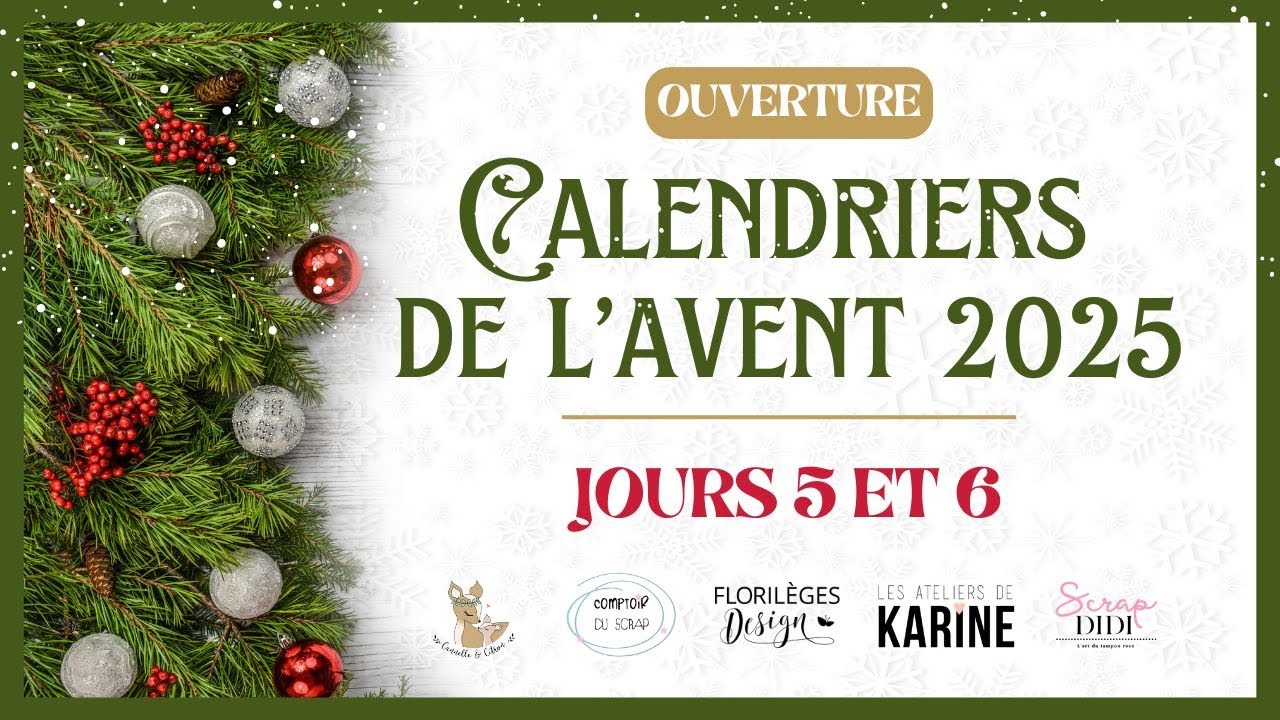 🎄Je dis oui! Ouverture des calendriers de l'avent🎁JOURS 5 ET 6 