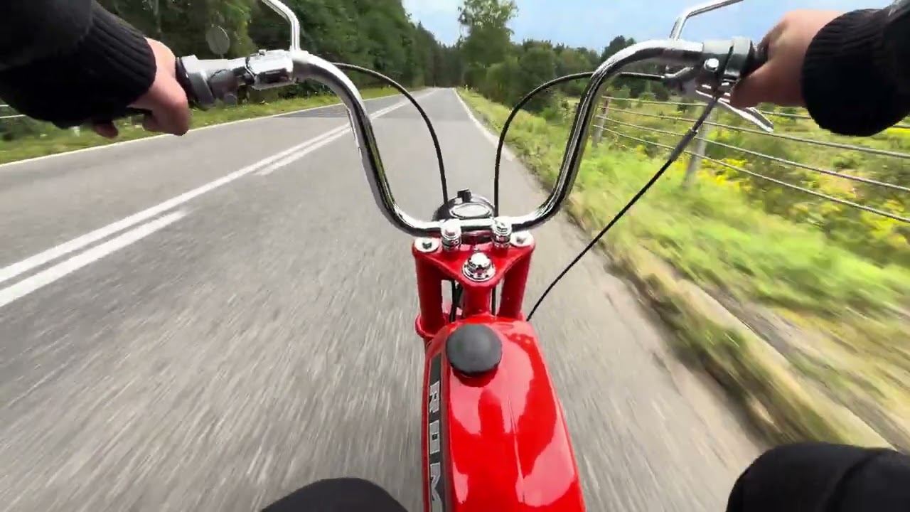 Przyjazd klasycznym Rometem Kadetem – nagranie przejazdu.🛵💨