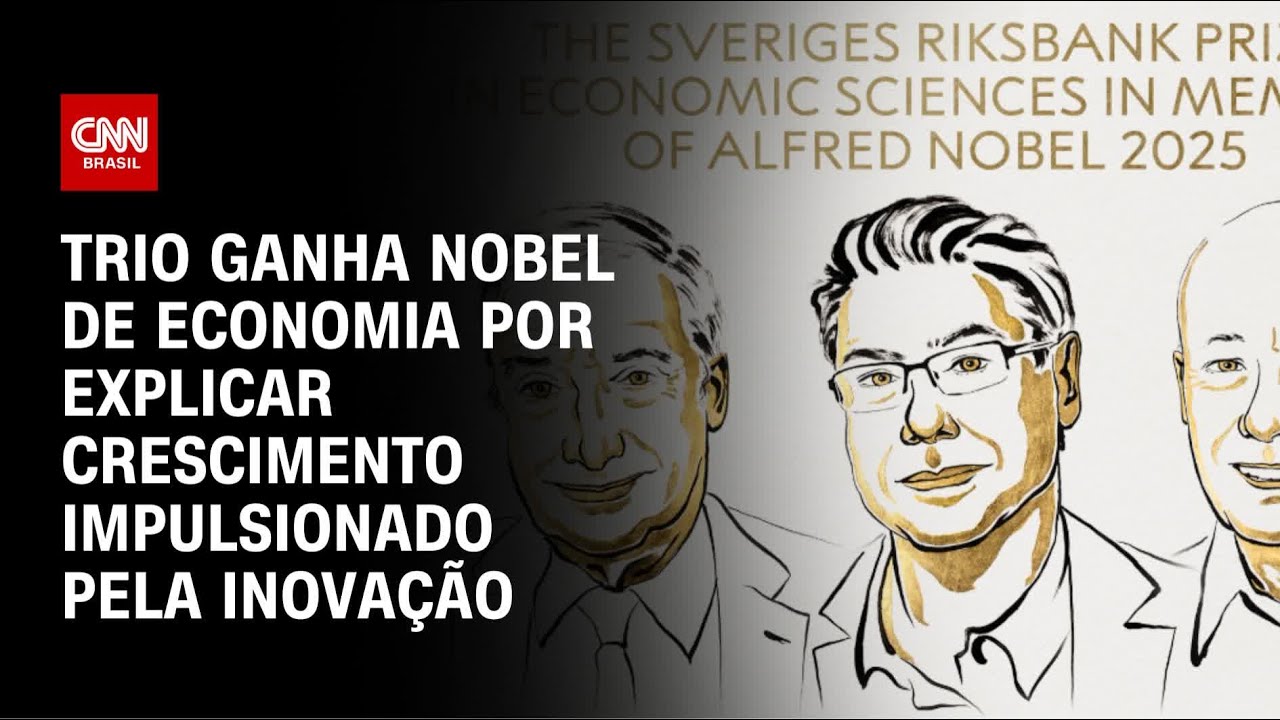 Trio ganha Nobel por explicar crescimento da economia | CNN PRIME TIME