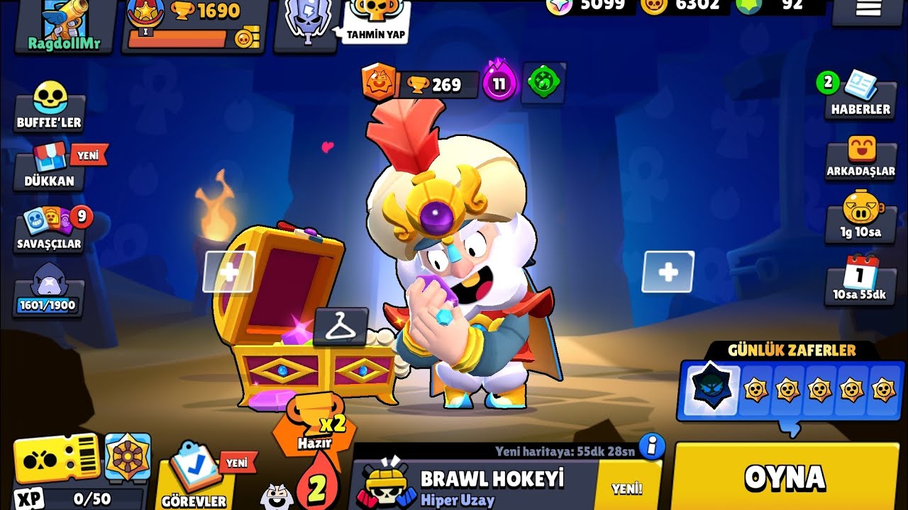 Brawl stars da aşamalı kasıyoruz part 3