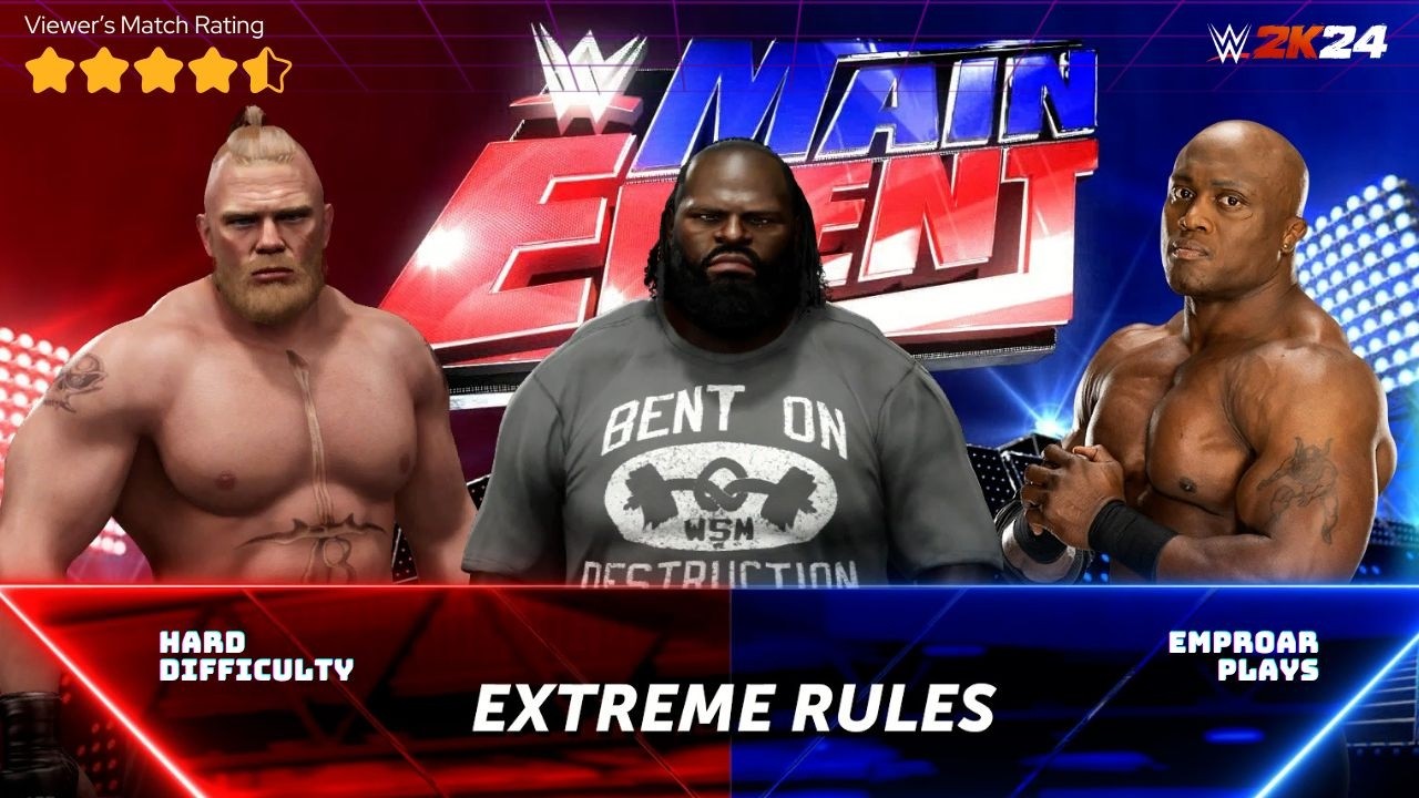 This Triple Threat Was BRUTAL! 😱 WWE 2K24 Heavyweight Chaos | EmprRoar Plays