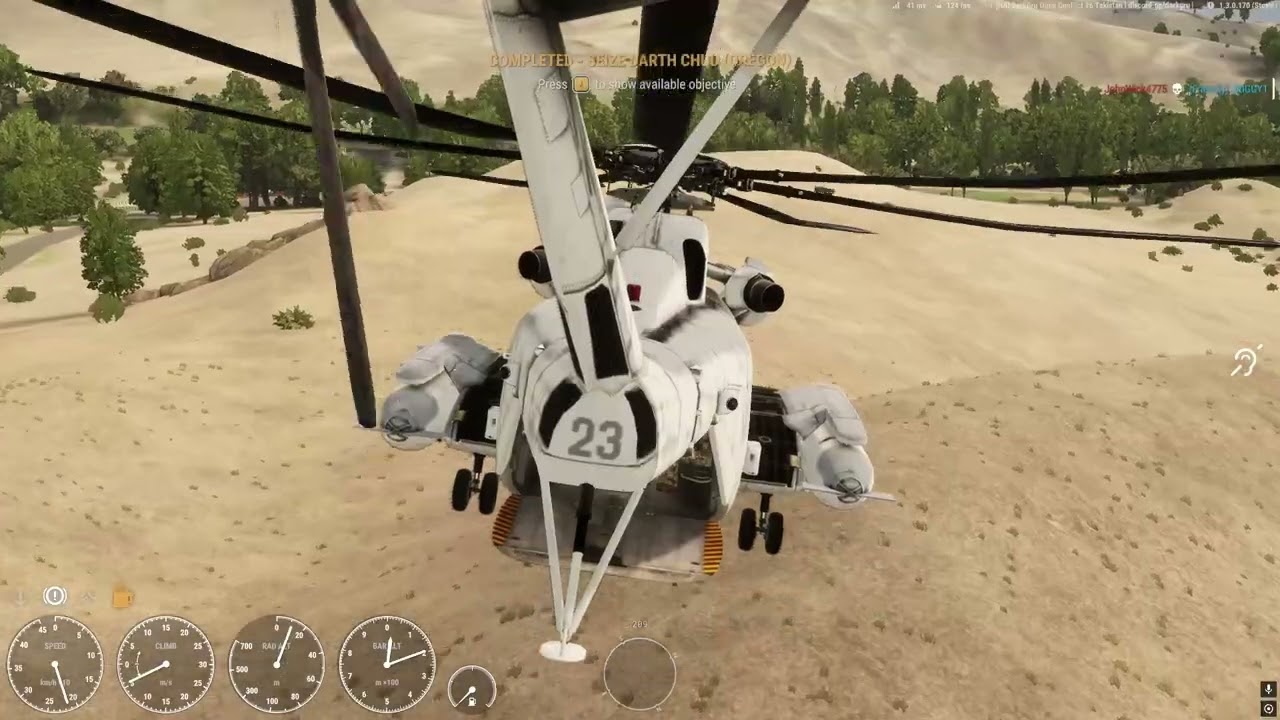 The CH53 is the battle bus. | Arma Reforger.