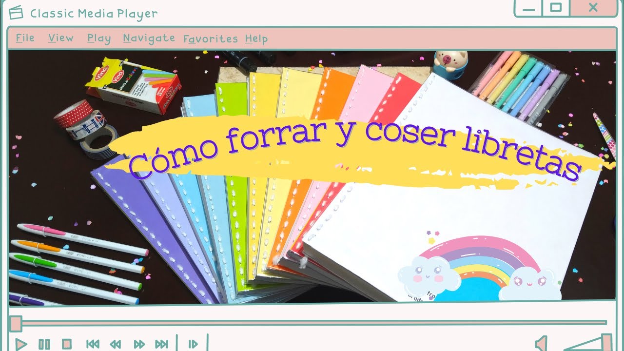 Libretas cosidas y forradas (la técnica más fácil)