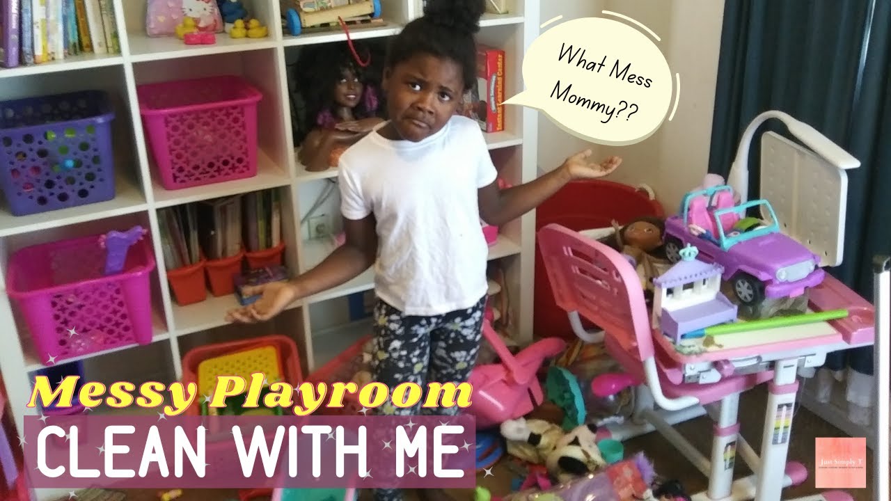 MOM LIFE CLEAN WITH ME | MESSY PLAYROOM CLEAN, DECLUTTER & ORGANIZE 2022 | SINGLE MOM