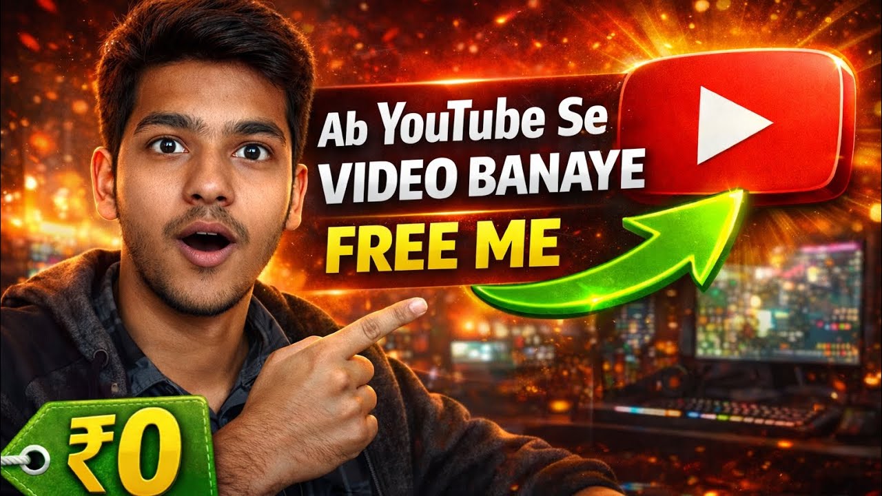 YouTube Se Video Kaise Banaye Free Me | Beginner Full Guide 2026 #youtube #aivideogenerator #chatgpt