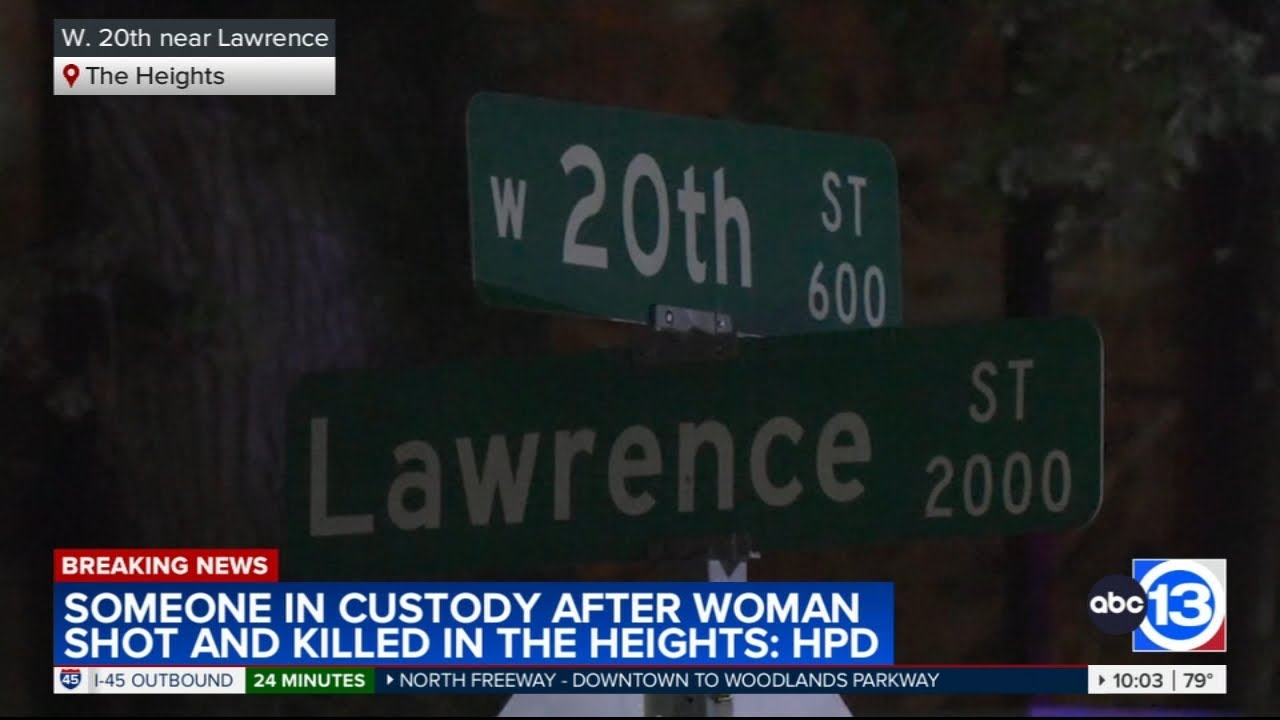 Woman shot and killed in Houston Heights, person in custody after hours long standoff, HPD says