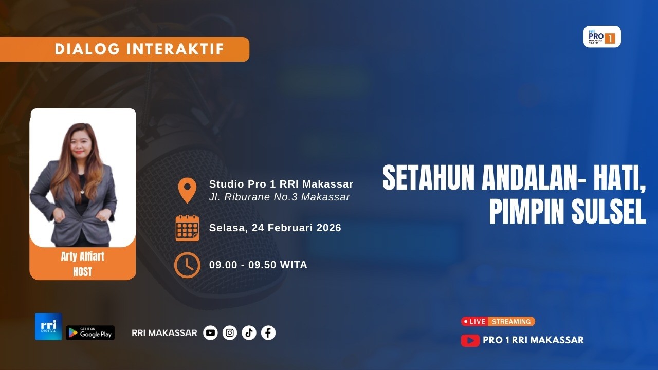 Setahun Andalan- Hati, Pimpin SulSel ||  Selasa, 24 Februari 2026
