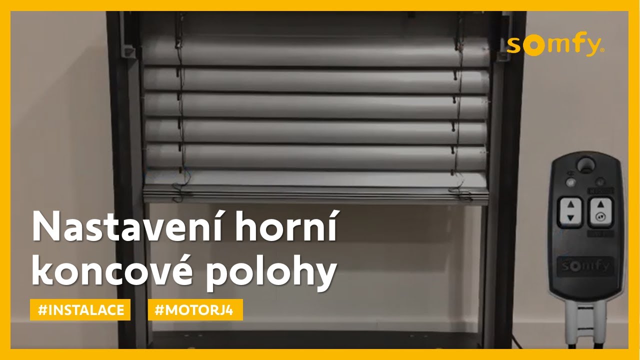 J4 WT, J4 WT Protect | Nastavení horní koncové polohy