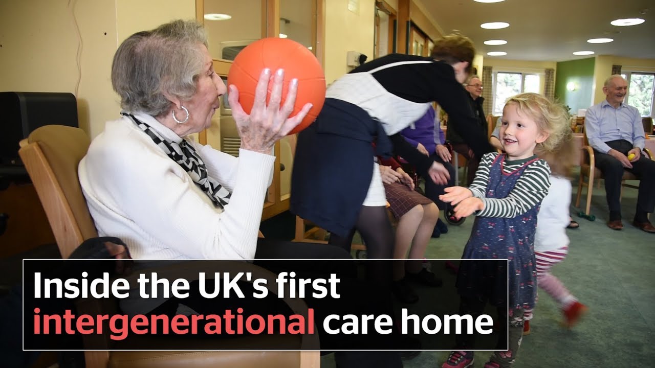 How children and elderly people come together in UK's first intergenerational care home
