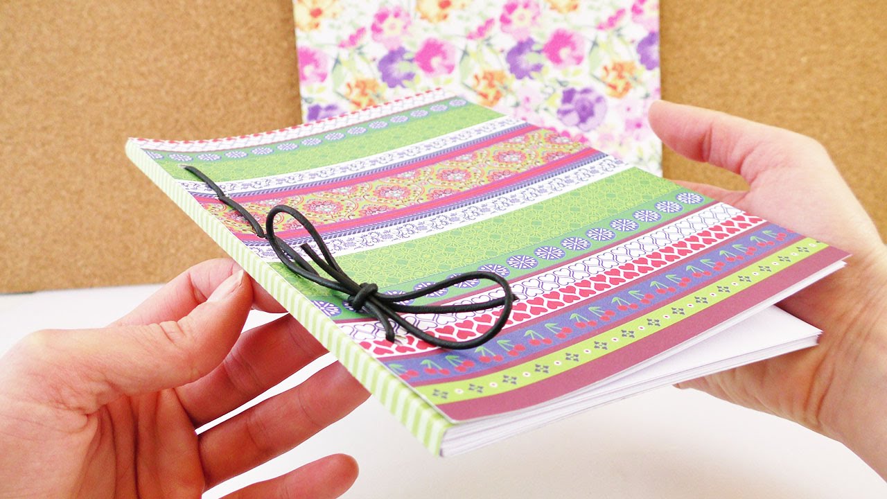 DIY Notizbuch & Tagebuch selber machen | Buch selbst binden | tolles Heft basteln & gestalten