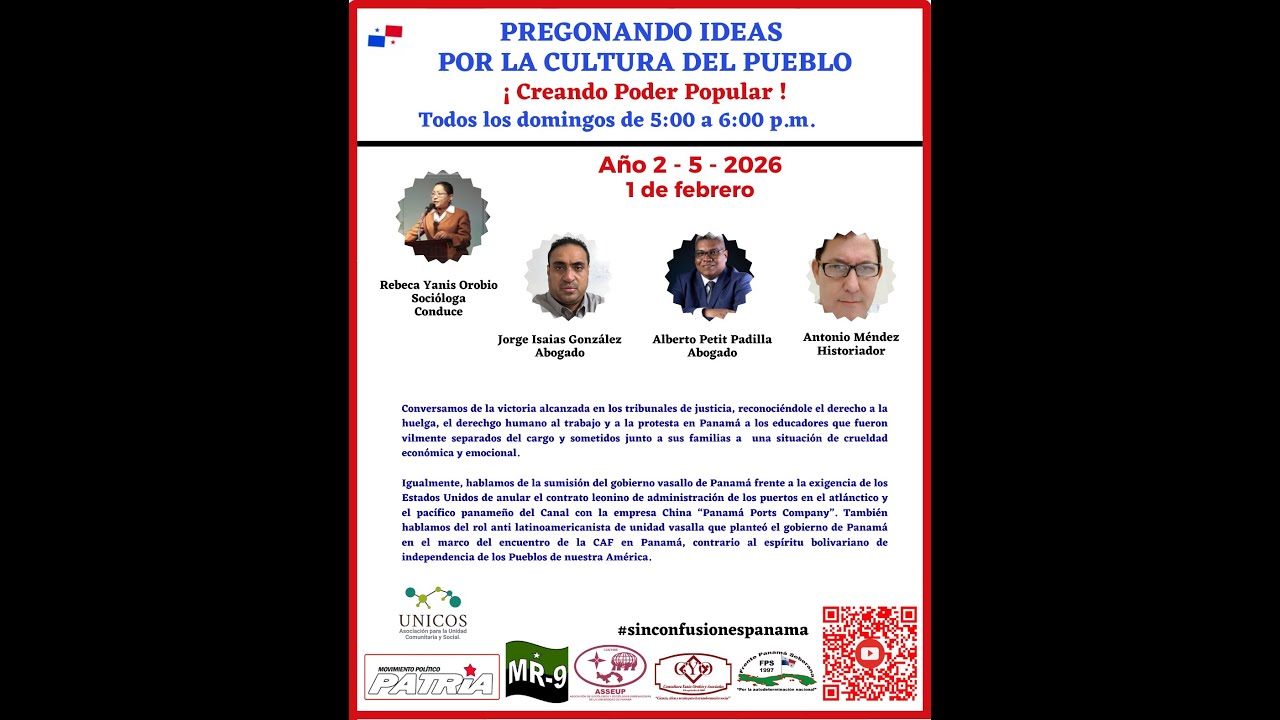 Año2-5-2026 Pregonando Ideas por la Cultura del Pueblo - Creando Poder Popular.