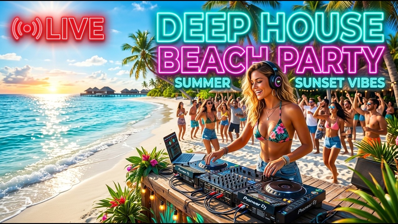Summer Chill Deep House 2026 ☀️ Tropical Beach Vibes | Best Vocal Deep House Mix 4K UHD