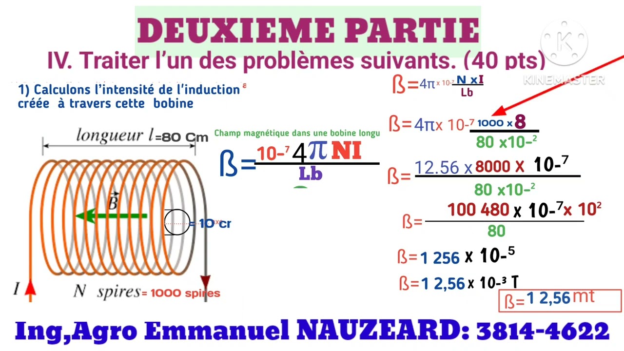 Texte modèle physique 2024 // SVT SMP// deuxième Partie: problème II
