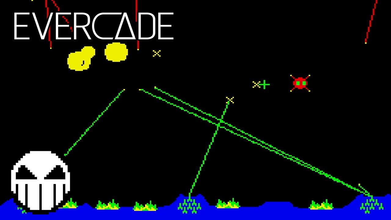 Missile Command (Evercade - Atari Arcade 1) Gameplay