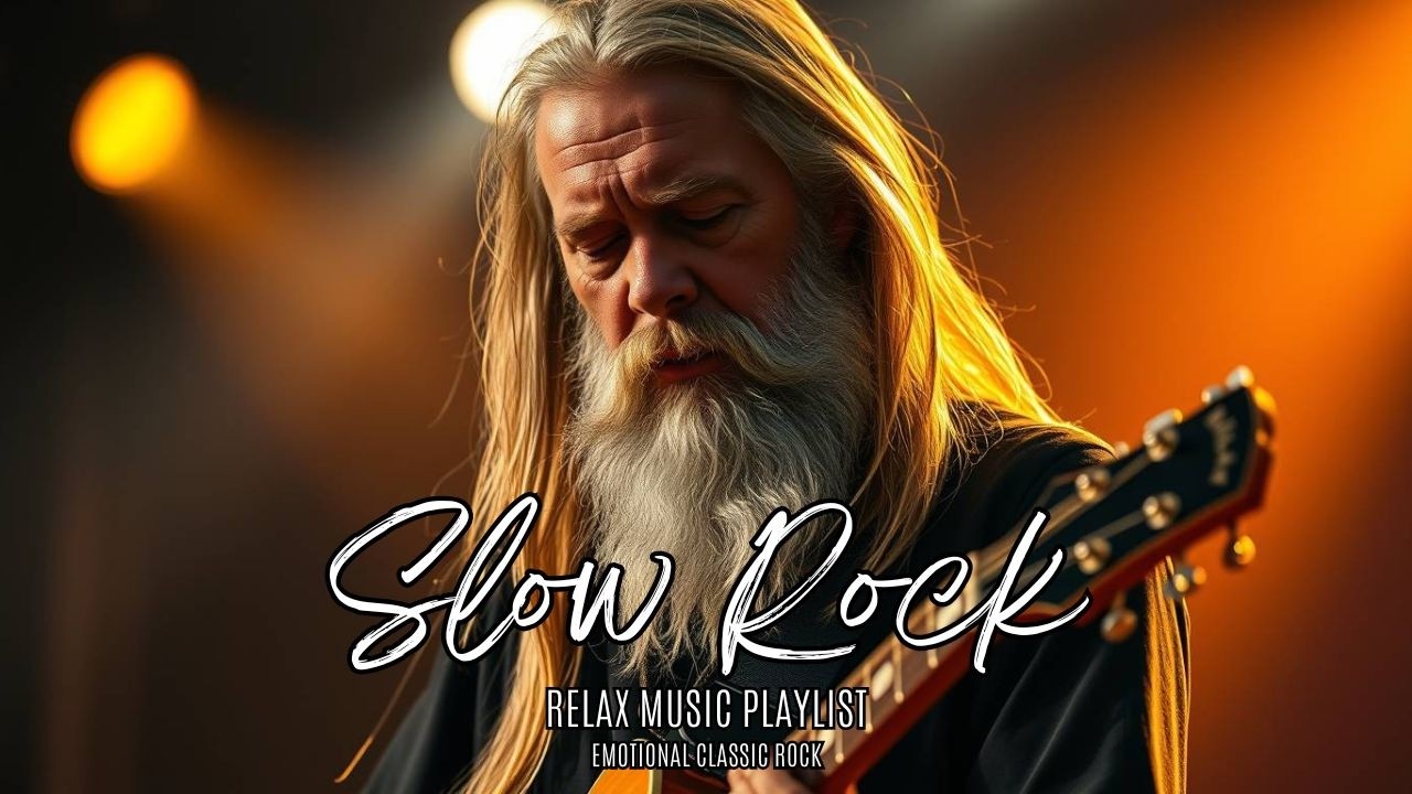 Ultimate Slow Rock Classic Rock Ballad Mix 🎧 Emotional Guitar & Powerful Vocals