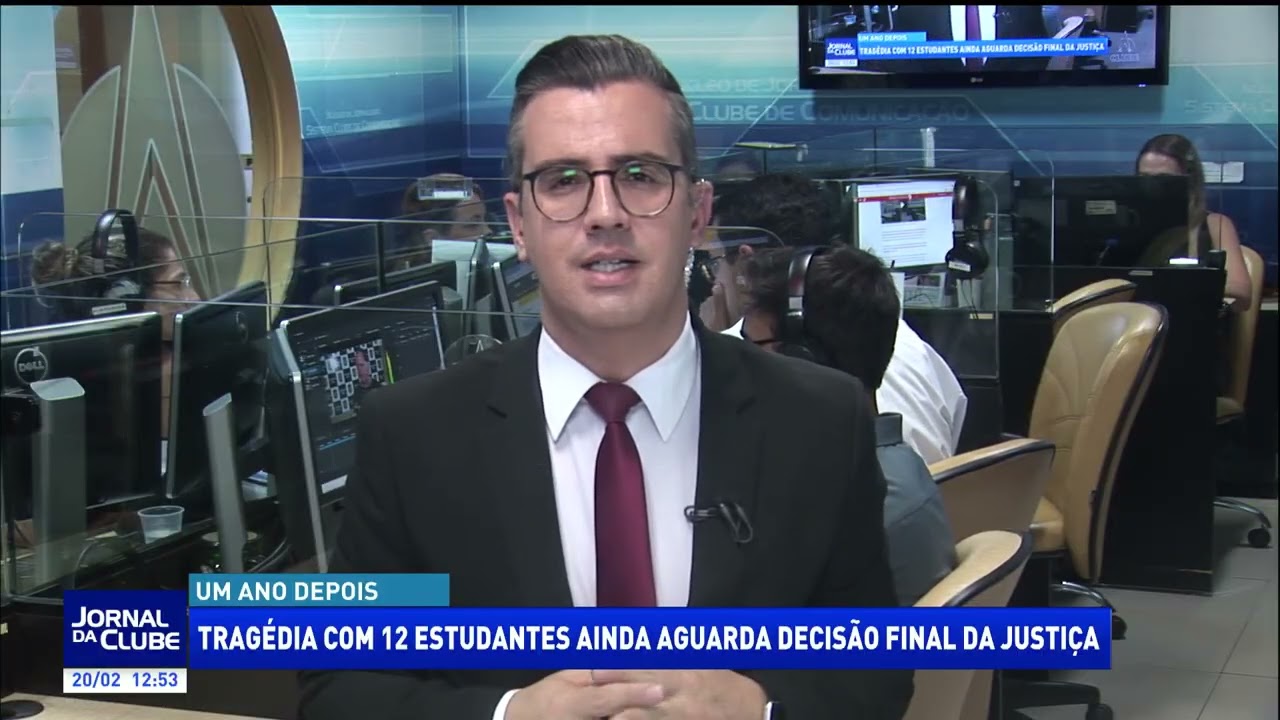 Tragédia com 12 estudantes completa um ano + LINK - Jornal da Clube (20/02/26)