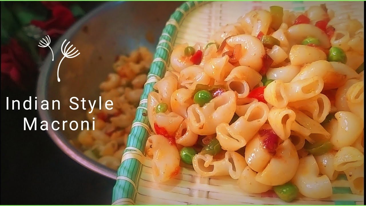Quick & Tasty Indian Style Macroni/ Pasta