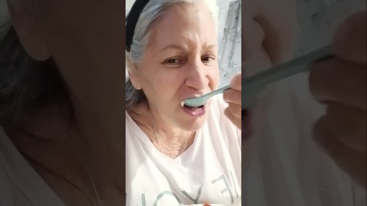 My second meal with dentures 