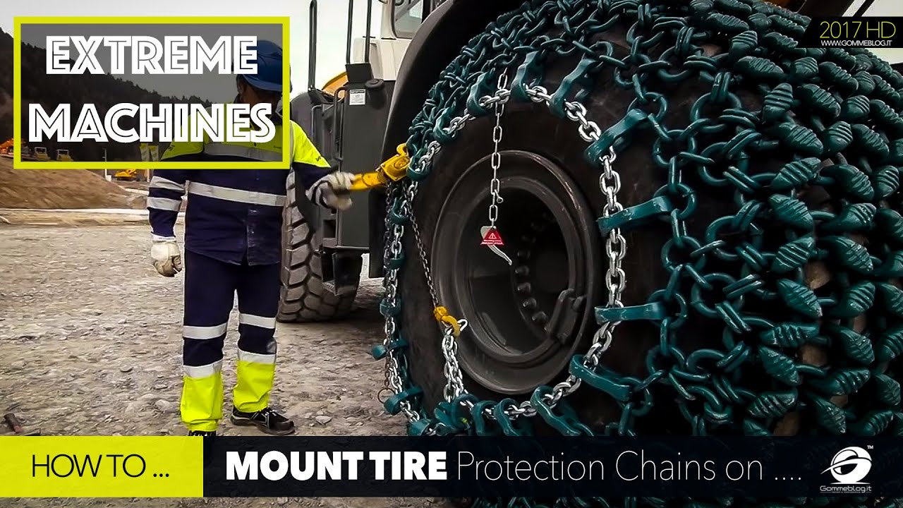 How to Install Chains on a EXTREME Machine: Pewag Tire Protection Chains Mounting