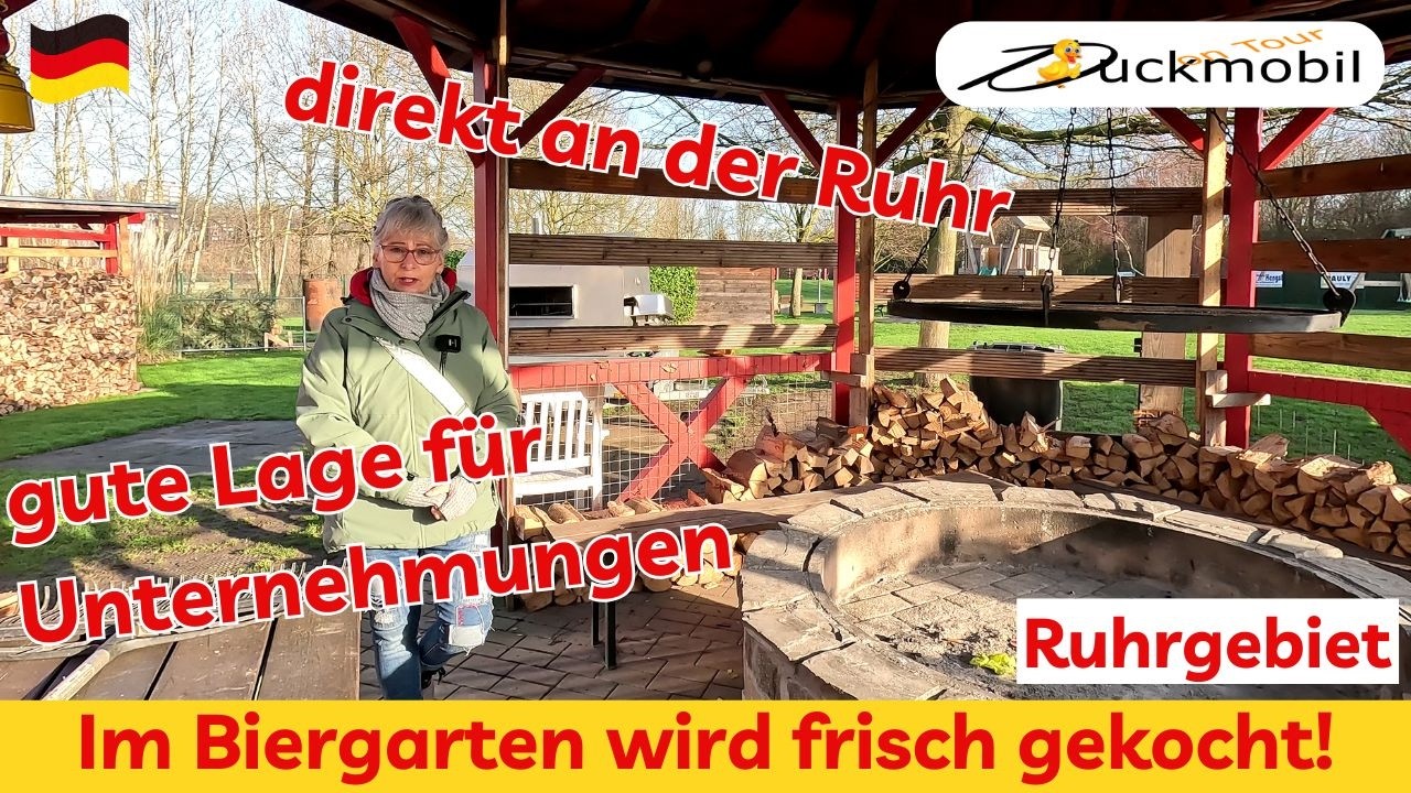 Wohnmobilstellplatz Ruhrtal - die besten Bratkartoffeln - direkt an der Ruhr