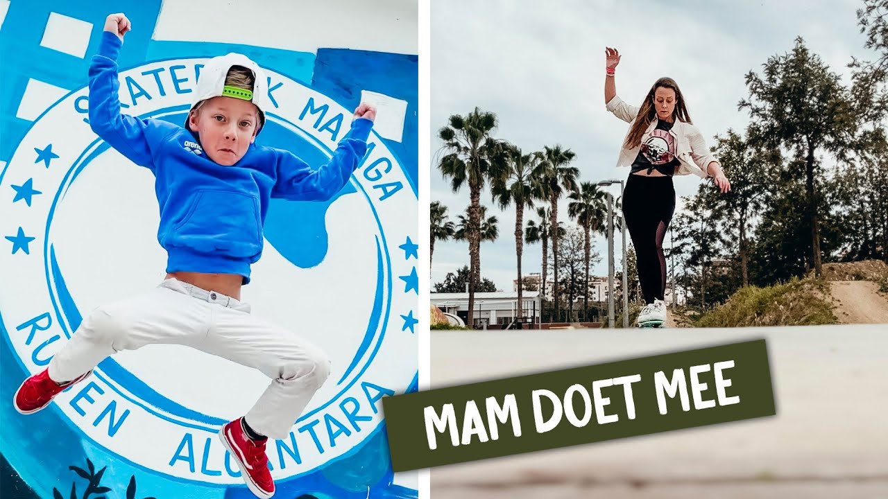 EPIC DAGJE SKATEN IN MALAGA en ons zwembad opbouwen  🇪🇸  Ons leven in Spanje #441 #spanje #emigratie