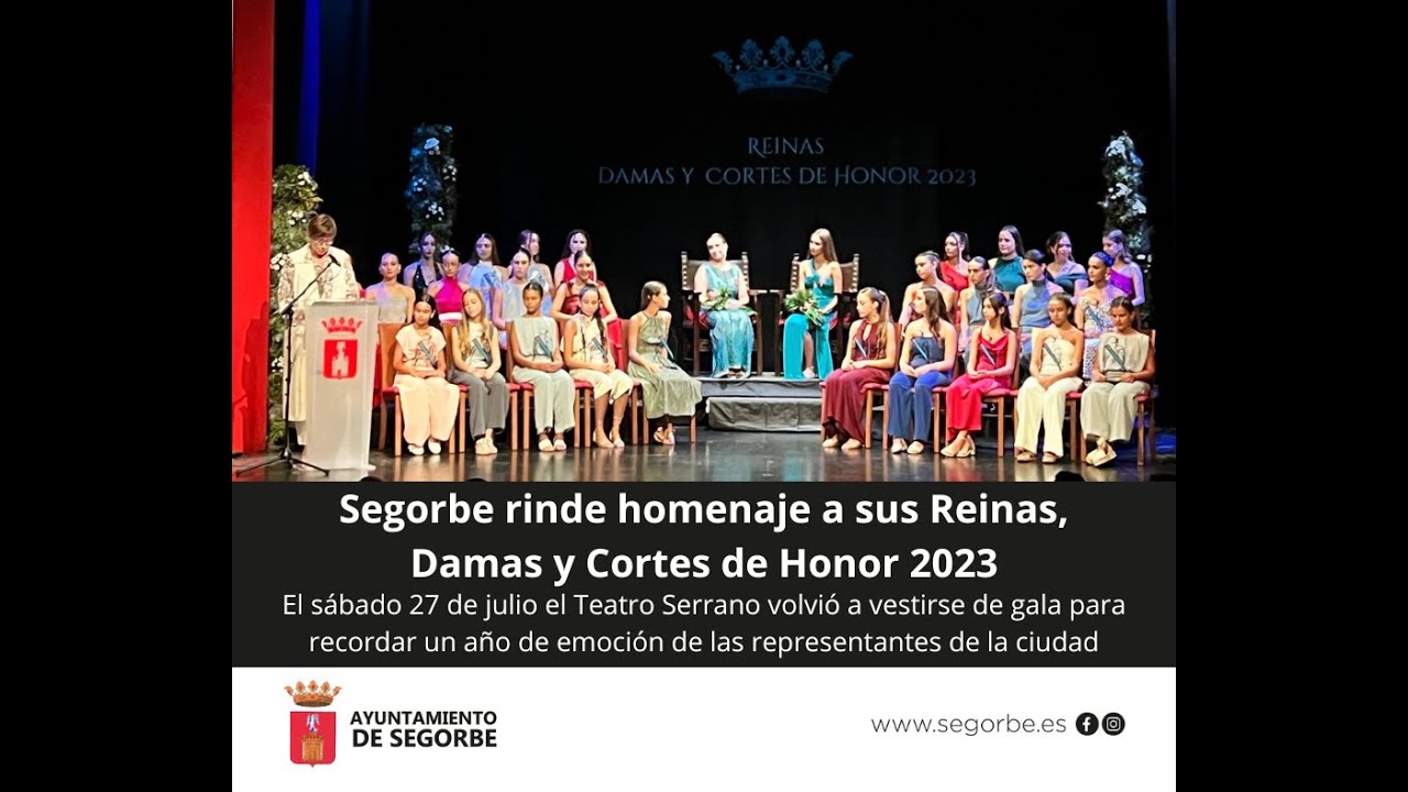 Gala homenaje a las Reinas, Damas y Cortes de Honor 2023 (27/07/2024)