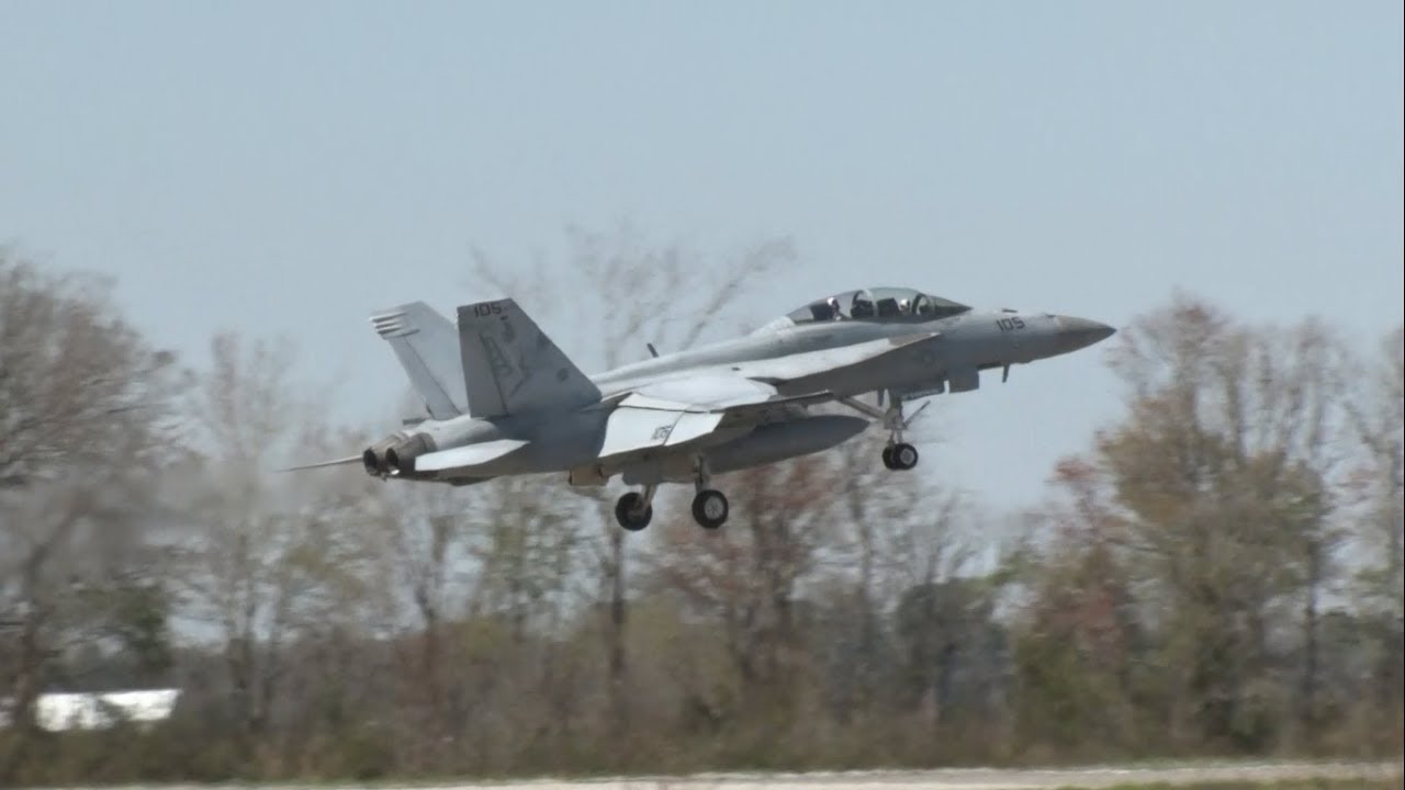 Field Carrier Landing Practices at NALF Fentress - April 5, 2018