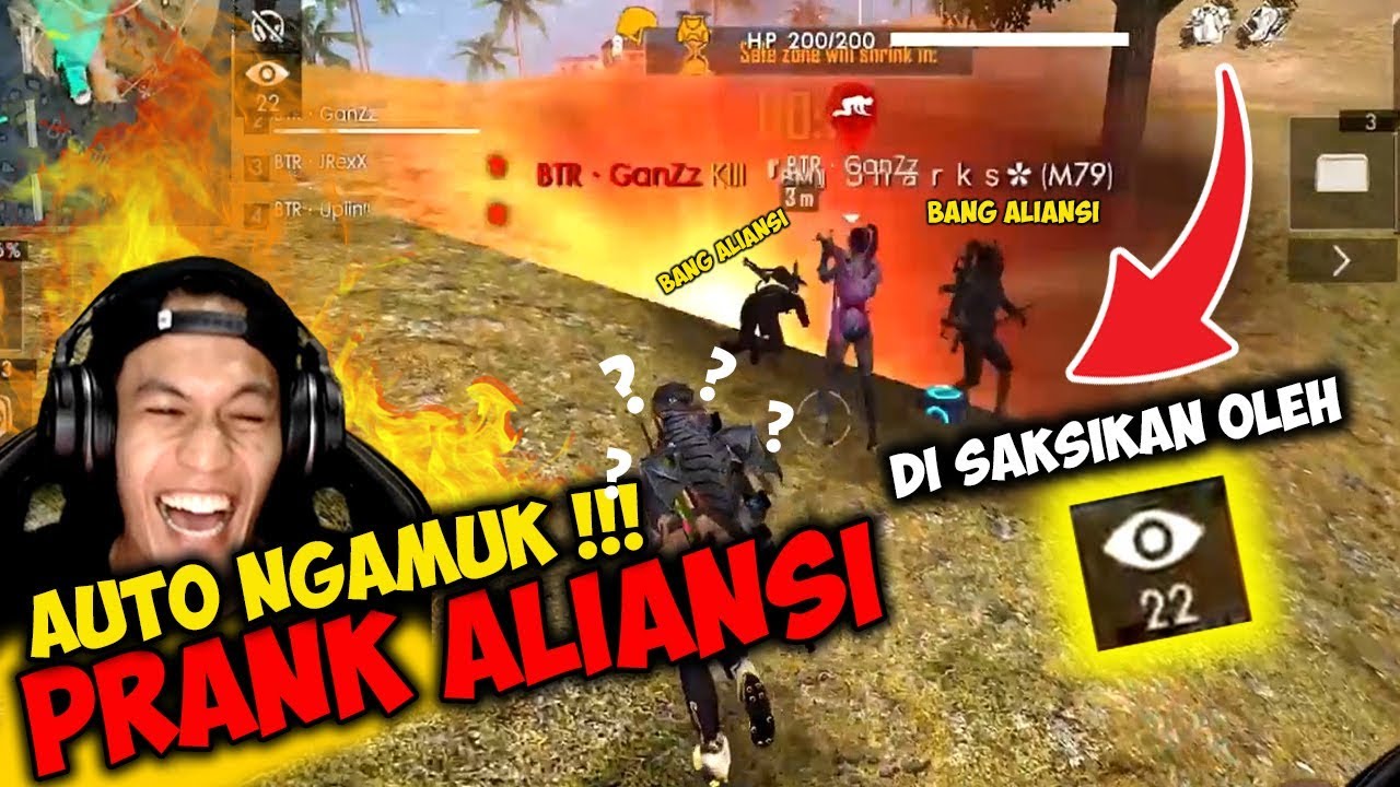 PRANK ALIANSI MUSUH AUTO NGAMUK !!!