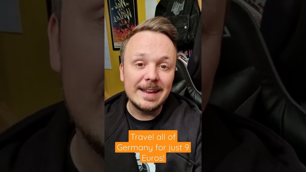 Travel ALL of Germany for just 9 Euros!