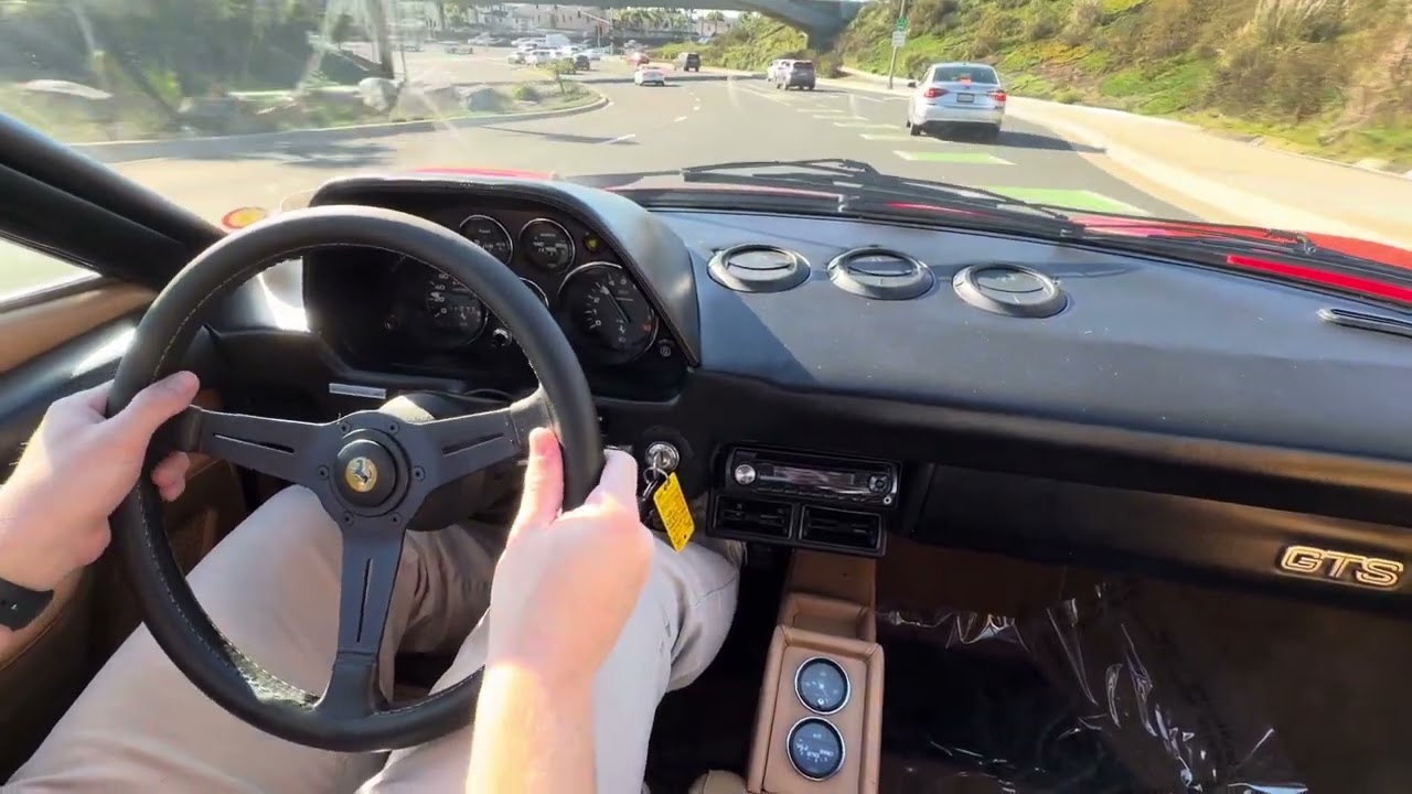 1980 Ferrari 308 GTSI Driving