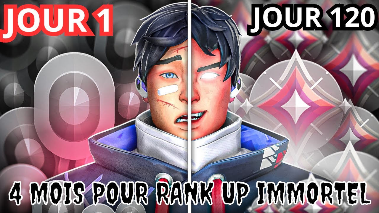 120 JOURS POUR PASSER IMMORTAL SUR VALORANT SINON JE T'OFFRE 200 EUROS DE SKIN (ep1)