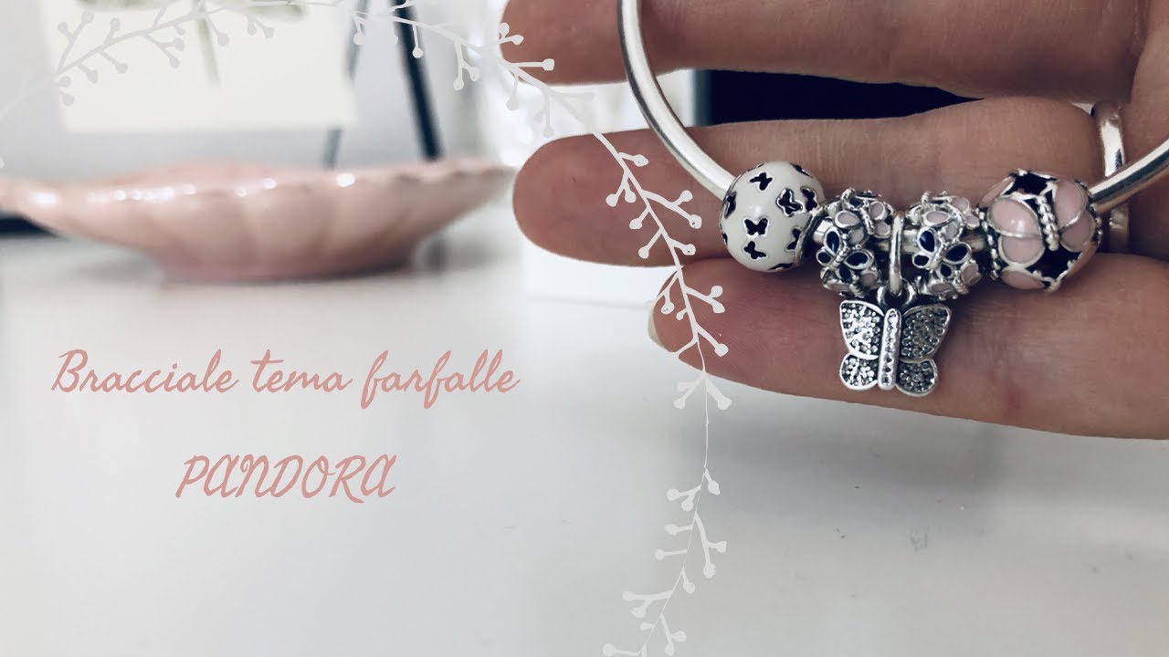 🎀Bracciale tema farfalle PANDORA - Nuovi distanziatori🎀|| Eleonora.C