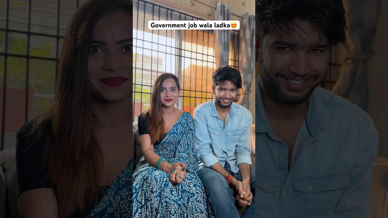 Government vs private job wala ladka😂 #foryou #funny #comedy #youtubeshorts #viral #trending