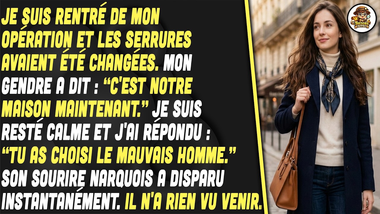 Mon Gendre A Changé Les Serrures : ‘‘C’est Chez Nous’’. Il Ne Sait Pas Ce Que J’ai Prévu.