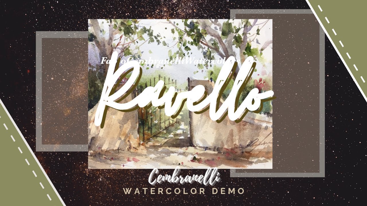 Ravello - Watercolor/Aquarela - Demo