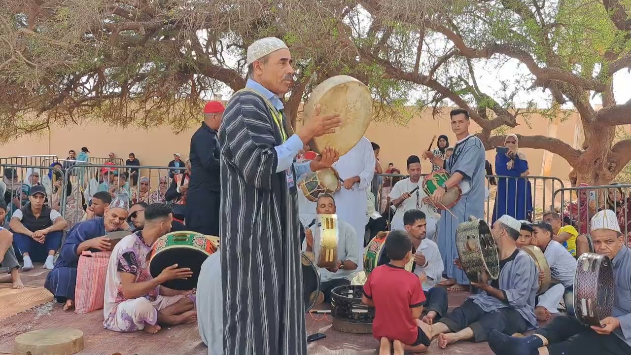 موسم عيساوة في يومه الاول  بجماعة الكفيفات إقليم تارودانت أجواء رائعة