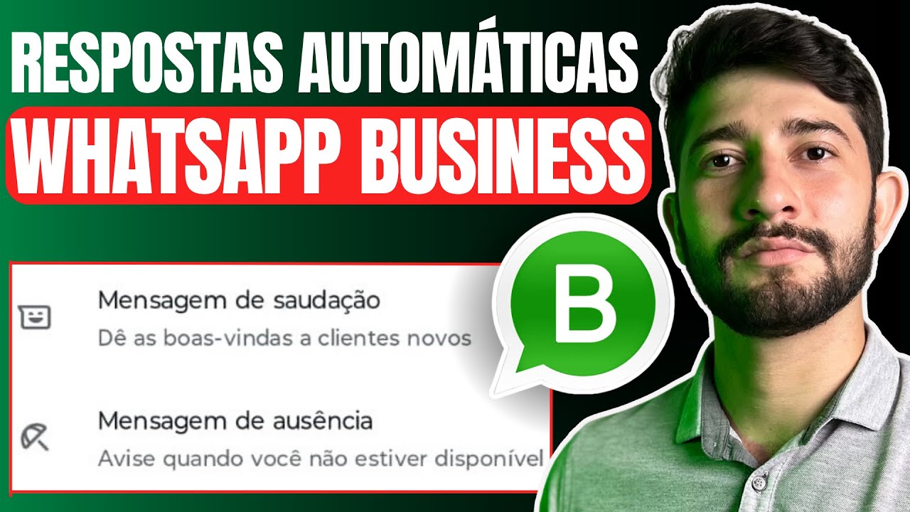 Como Programar MENSAGENS Automáticas no WhatsApp Business