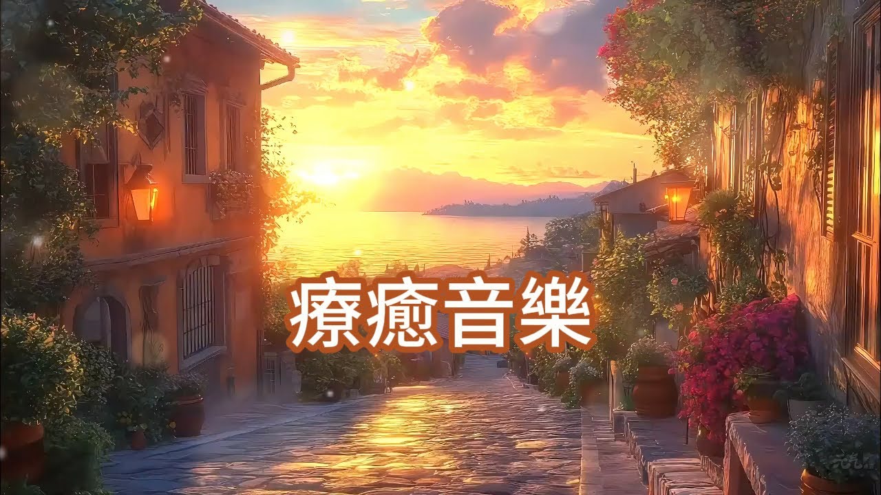 無廣告🌅海巷餘暉，柔和旋律如夕陽灑落花街，洗去一天疲倦，帶來深層放鬆，讓你沉浸於地中海的寧靜懷抱