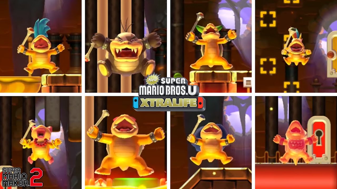 New Super Mario Bros. Xtralife: Koopaling Boss Rush - Super Mario Maker 2