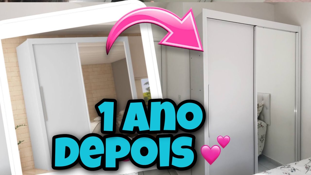 MEU GUARDA ROUPA APÓS 1 ANO 🥲 GUARDA ROUPA SOLTEIRO REAL BRANCO ACETINADO | Juliana Dultra