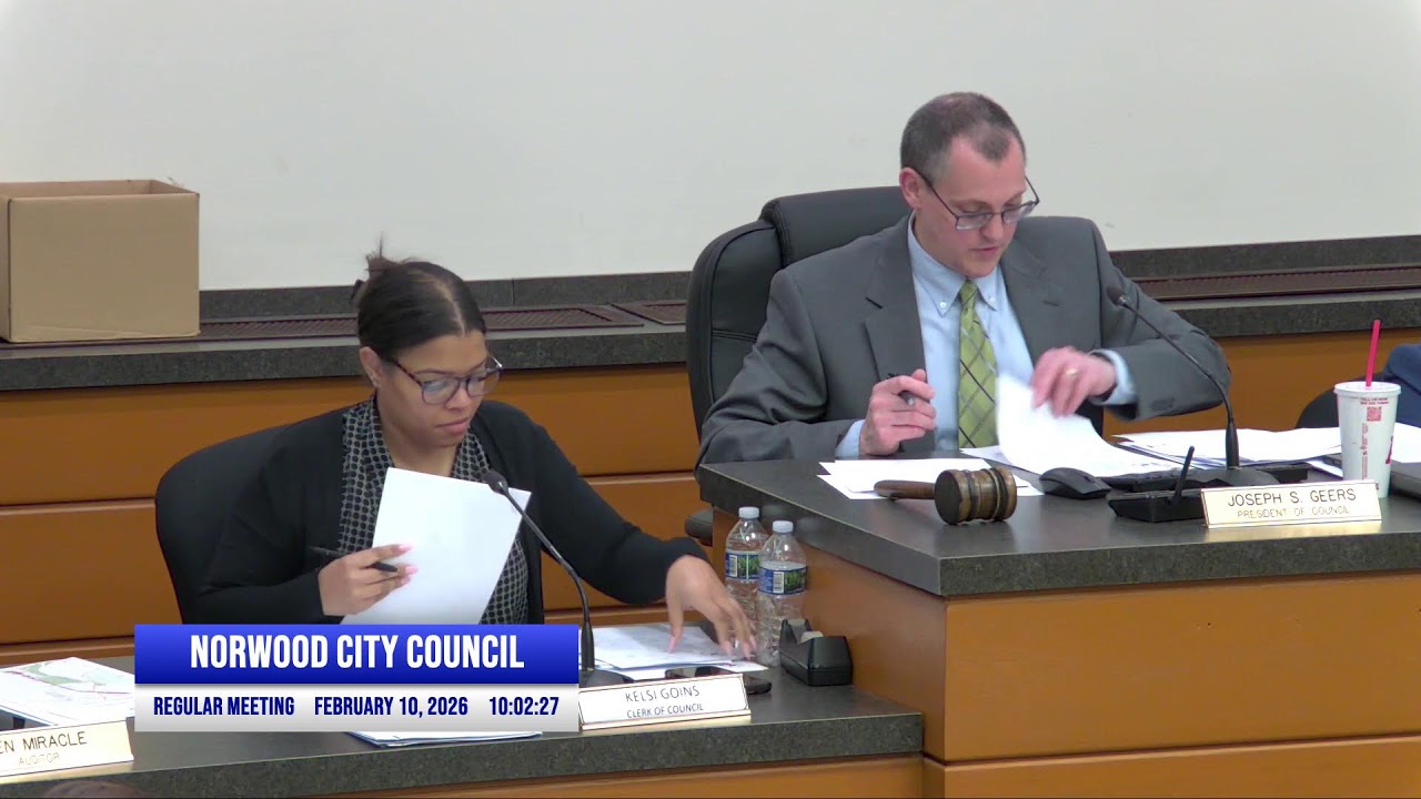 Norwood City Council Regular Meeting