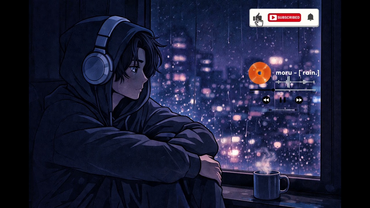 Moru - Rain | relaxing, chill lofi night vibes