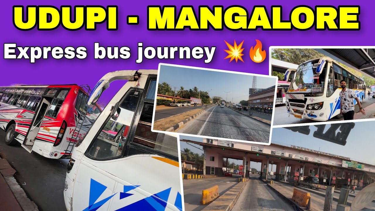 Karnataka’s No.1 Bus Journey😯🔥Udupi - Mangalore Express bus🔥💥 #travel #expressbus #udupi #mangalore 