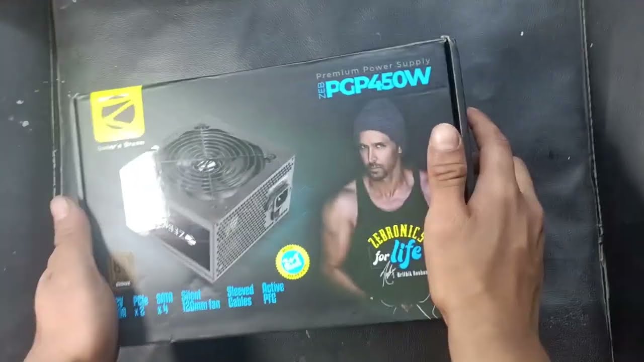 zebronic pgp450 gaming smps || #gaming || power supply #unboxing