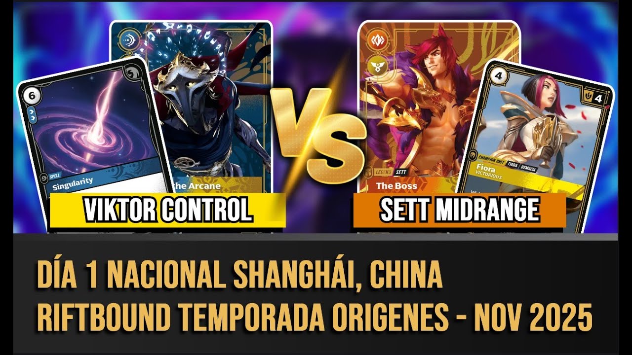 El Duelo Primigenio de Riftbound ¿Quien Ganará? | 🟡🔵 Viktor vs Sett 🟠🟡