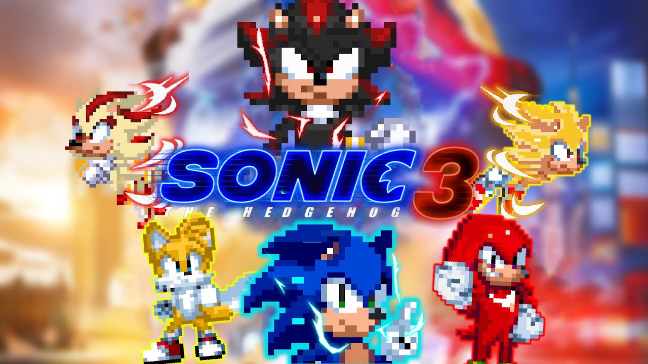 «Соник в кино 3» воссоздан в Sonic 3 A.I.R. (бой с боссом в тени, суперформы и многое другое!)