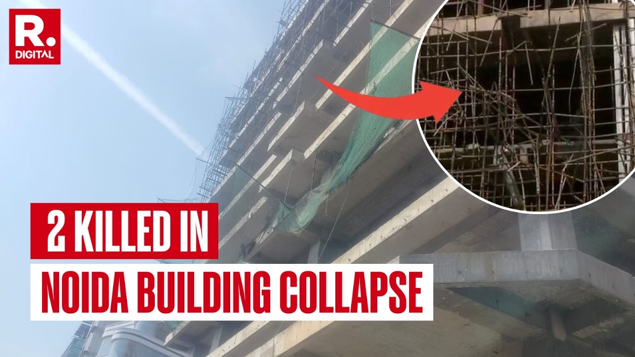 Noida News: Two Labourers Killed as Shuttering Collapses at Under-Construction Site | LIVE
