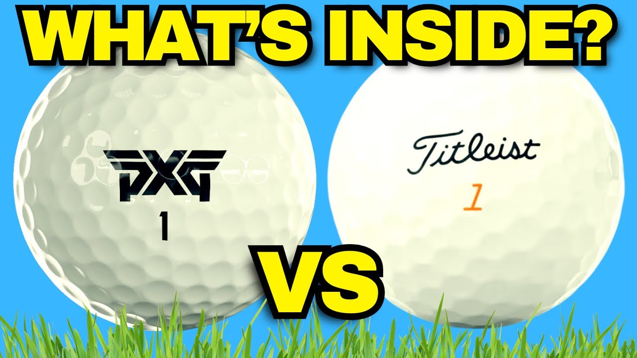 CUTTING OPEN PXG vs Titleist Pro V1x (What&rsquo;s Inside?) 🏌️&zwj;♂️