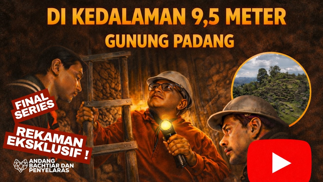 SERIES OF RESEARCH #21 - DI KEDALAMAN 9,5 METER GUNUNG PADANG