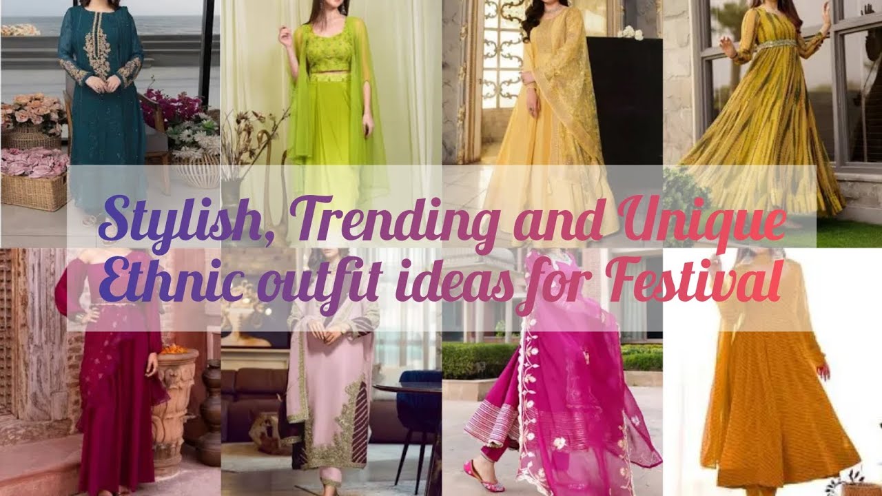 दिवाली और भाईदूज के लिए stylish,trending and unique ethnic outfits!!Ethnic outfits for festival!!